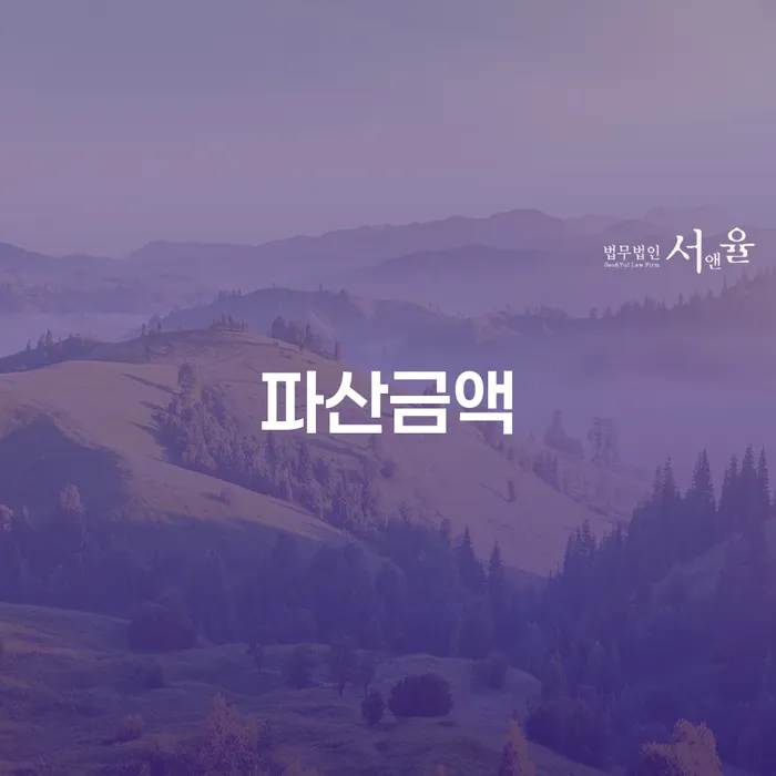 개인회생서류 대출 받은 돈채무조정 채무조정제도를 이용